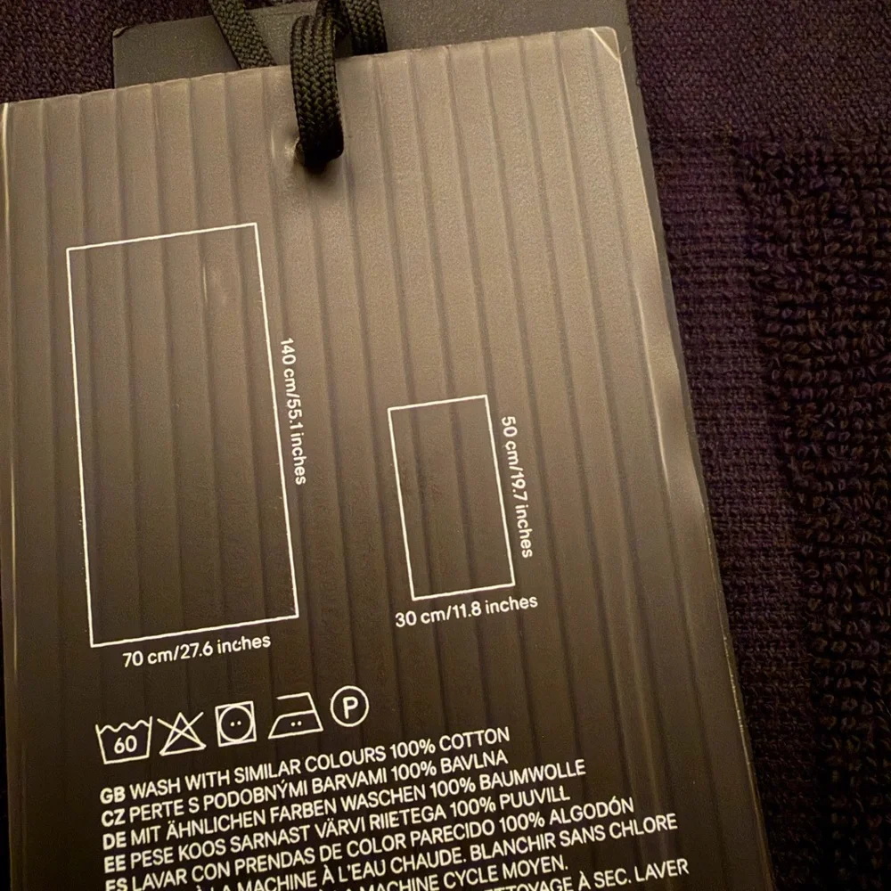 Alexander Wang x H&M Hand Towel NWT
